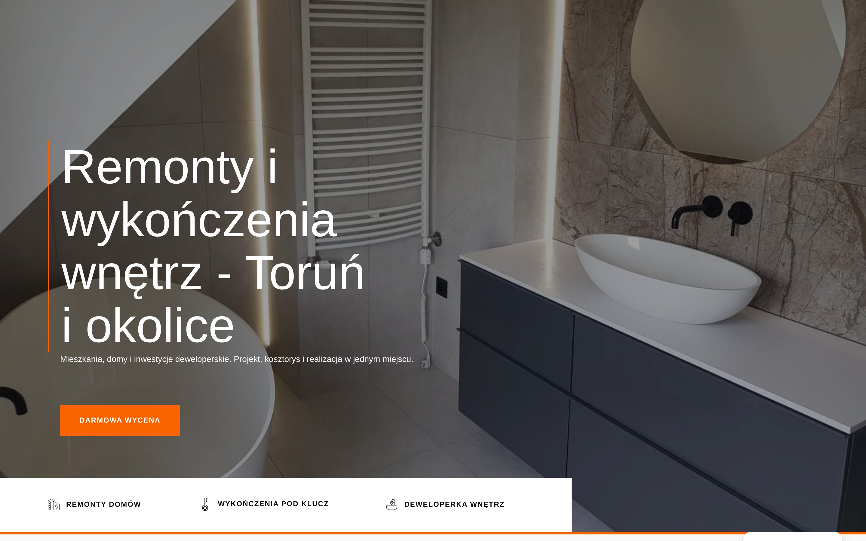 Specbud Toruń - widok na komputerze
