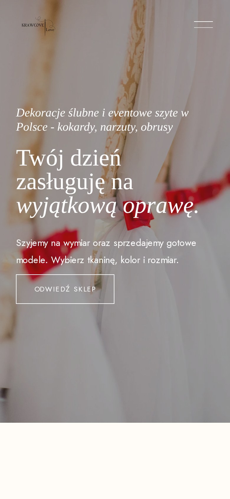 Krawcove Love - widok na telefonie
